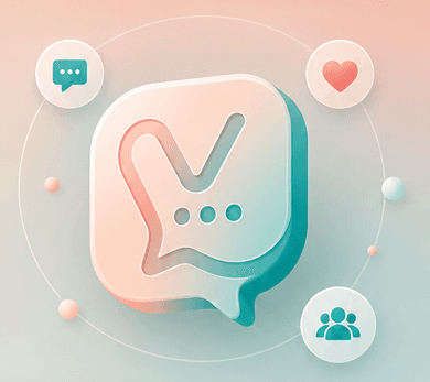 VibCord chat logo illustration